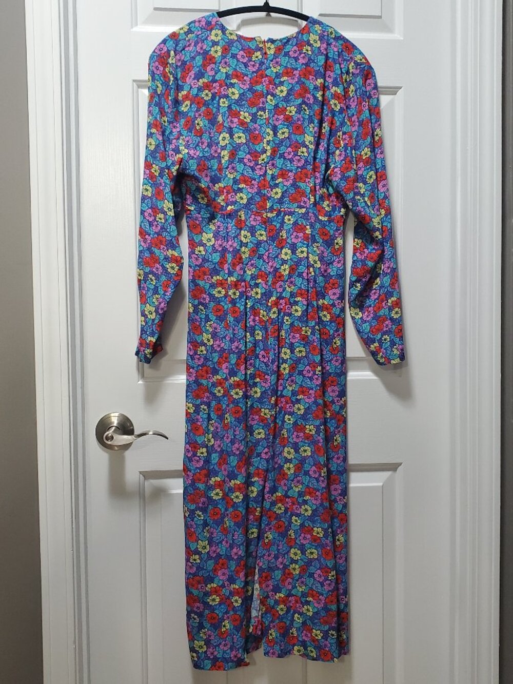 Rotate Birger Christensen Heather Floral Long Sleeve Midi Dress | 10 - Picture 6 of 7